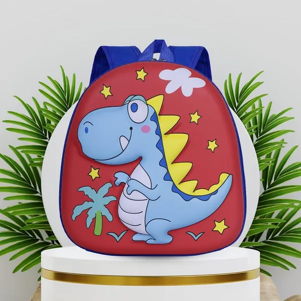 Dinosaur_Dark_Red_Fancy_Kids_backpack