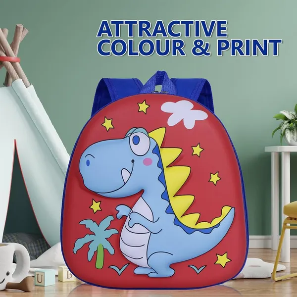 Dinosaur_Dark_Red_Fancy_Kids_backpack