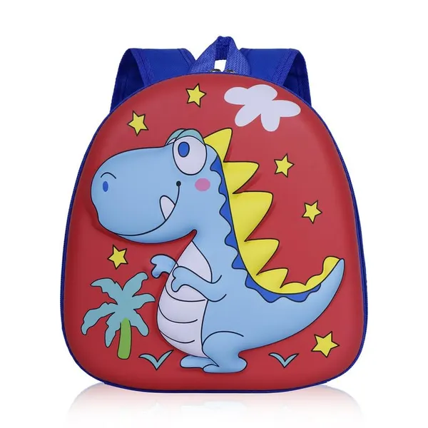 Dinosaur_Dark_Red_Fancy_Kids_backpack