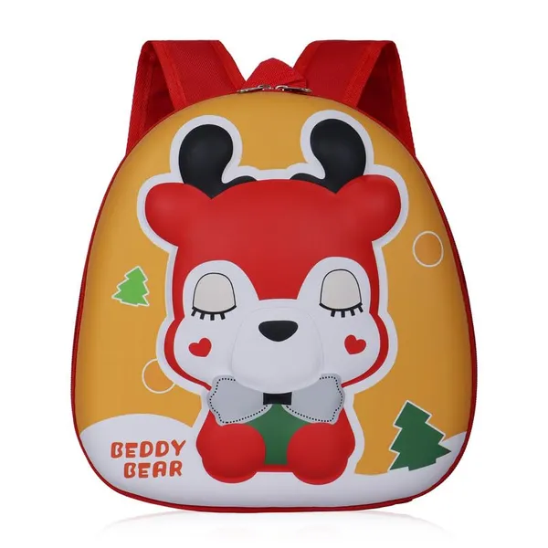 Bear_Light_Orange_Fancy_Kids_backpack
