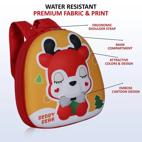 Bear_Light_Orange_Fancy_Kids_backpack