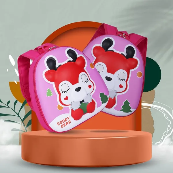 Bear_Light_Pink_Fancy_Kids_backpack_Bear_Light_Pink