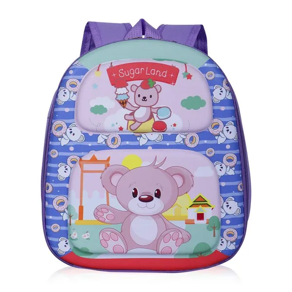 Teddy_Light_Blue_Grey_Fancy_Kids_backpack