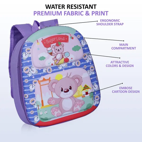 Teddy_Light_Blue_Grey_Fancy_Kids_backpack