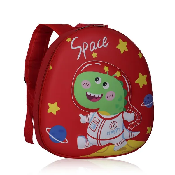 Space_Dinosaur_Dark_Red_Fancy_Kids_backpack