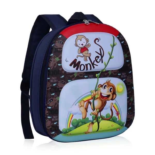 Monkey_Grey_Fancy_Kids_backpack