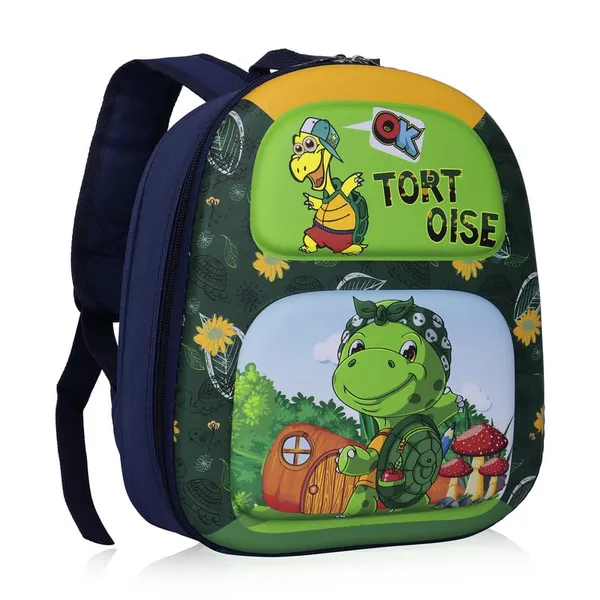 Tortoise_Dark_Geen_Fancy_Kids_backpack