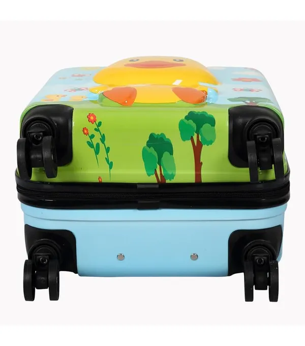 Light_Blue_&_Yellow_Duck_Hard-Sided_Polycarbonate_Kids_Trolley_Bag_-18_Inches