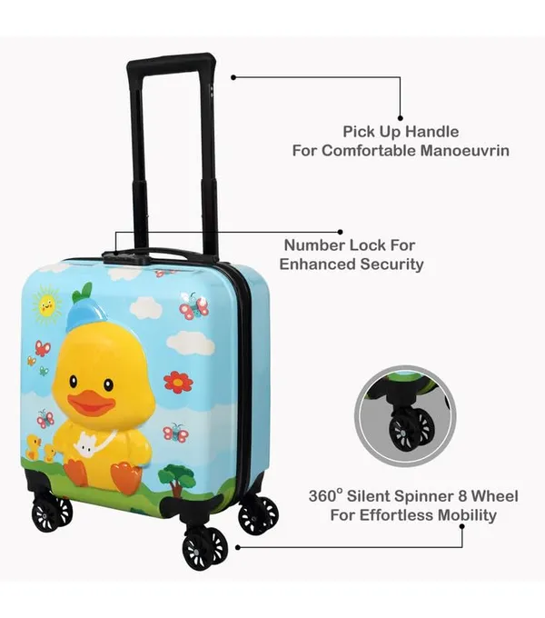 Light_Blue_&_Yellow_Duck_Hard-Sided_Polycarbonate_Kids_Trolley_Bag_-18_Inches