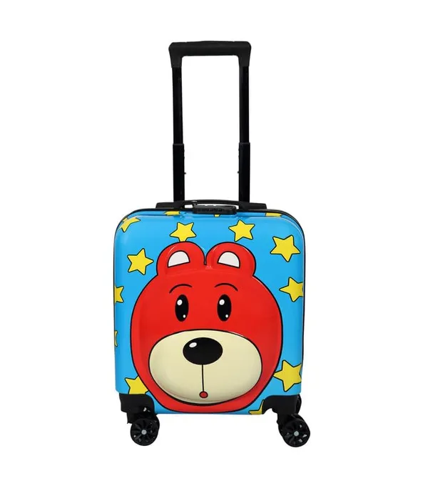 Red_&_Blue_Animal_Stickers_Hard-Sided_Polycarbonate_Kids_Trolley_Bag_-18_Inches