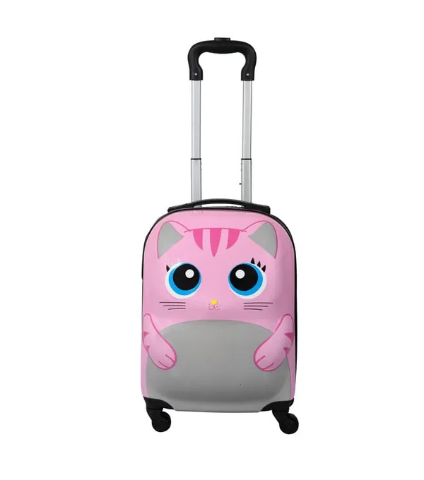 Pink_Cute_Kitty_Hard-Sided_Polycarbonate_Kids_Trolley_Bag_-18_Inches