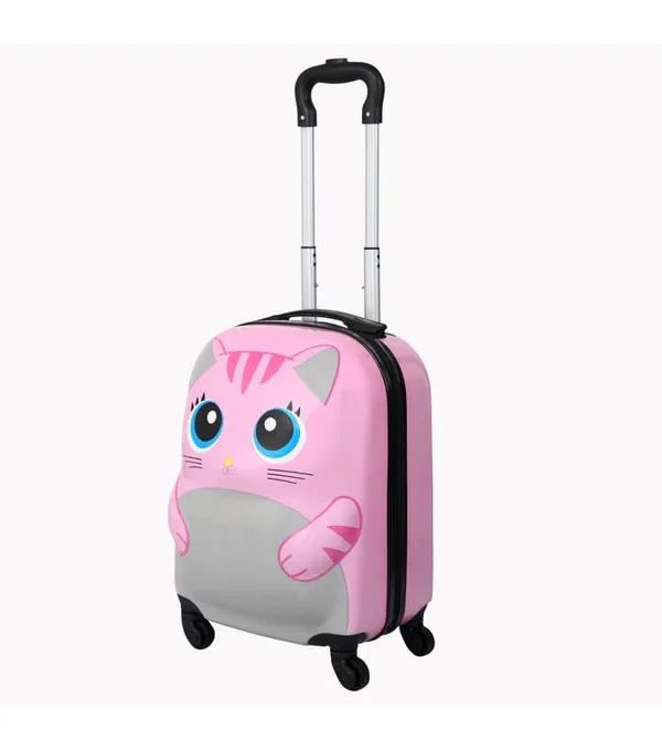 Pink_Cute_Kitty_Hard-Sided_Polycarbonate_Kids_Trolley_Bag_-18_Inches