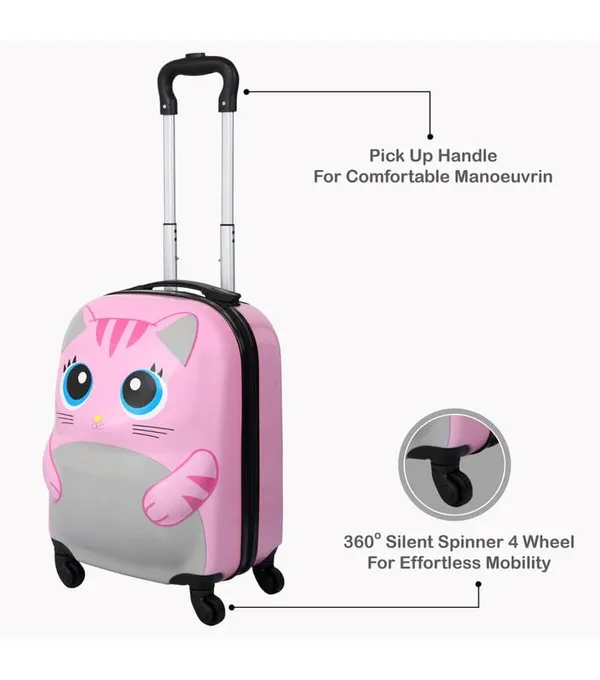 Pink_Cute_Kitty_Hard-Sided_Polycarbonate_Kids_Trolley_Bag_-18_Inches
