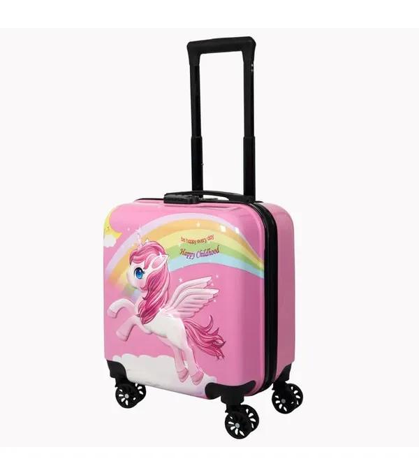 Pink_Unicorn_Hard-Sided_Polycarbonate_Kids_Trolley_Bag_-18_Inches