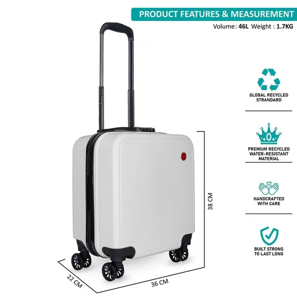 White_Kids_Trolley_Bag_18_inch_Kids_Luggage_Bag