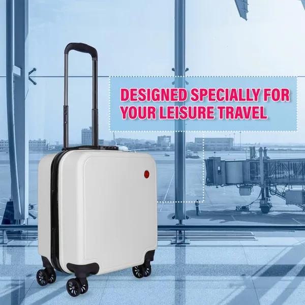 White_Kids_Trolley_Bag_18_inch_Kids_Luggage_Bag