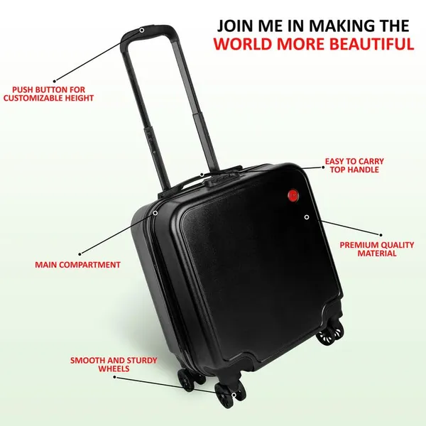 Black_Kids_Trolley_Bag_18_inch_Kids_Luggage_Bag