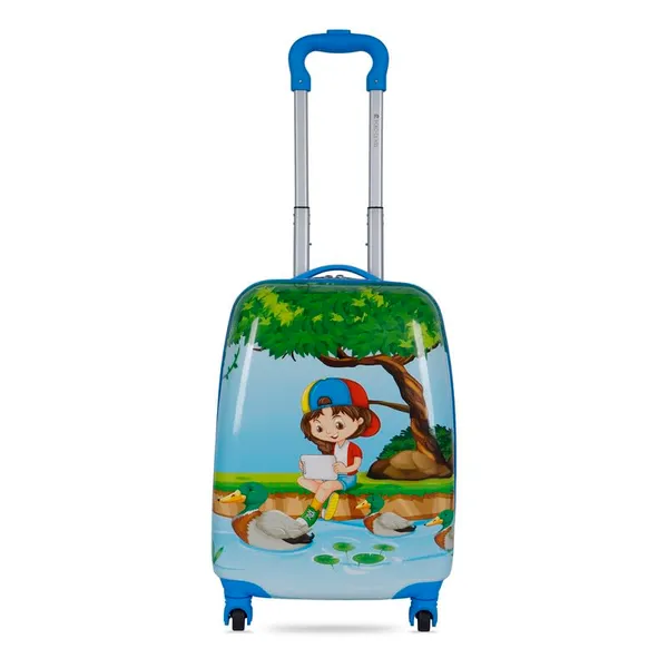 Light_Blue_Grey_Kids_Trolley_Bag_18_Inch_Kids_Luggage_Bag