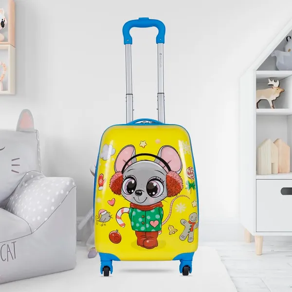 Yellow_Kids_Trolley_Bag_19_Inch_Kids_Luggage_Bag