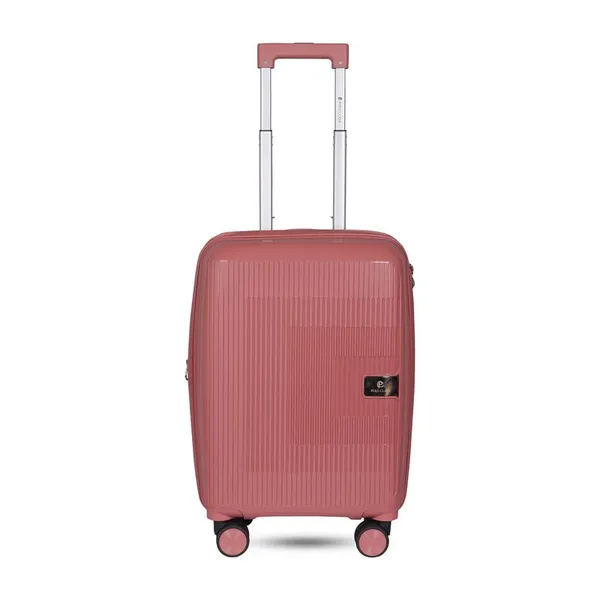 Polo_Class_3Pc_Set_Trolley_(20/24/28_inch)_with_Vanity_|_Polypropylene_Material_|_360-Degree_Rotating_Wheels_Rose_Gold
