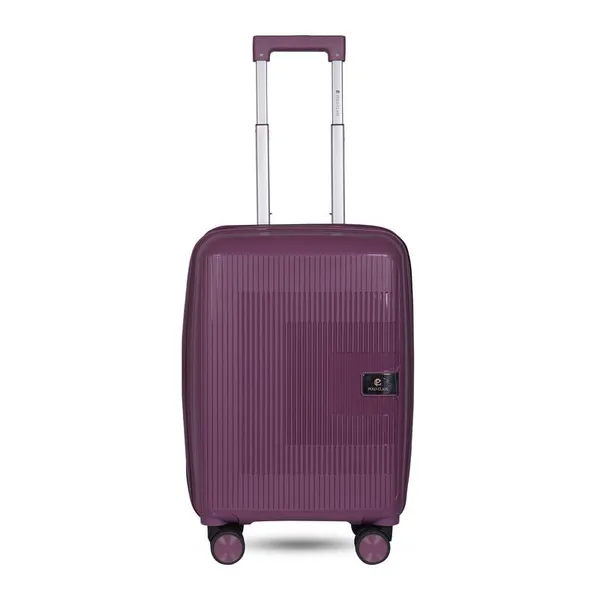 Polo_Class_3Pc_Set_Trolley_(20/24/28_inch)_with_Vanity_|_Polypropylene_Material_|_360-Degree_Rotating_Wheels_Purple
