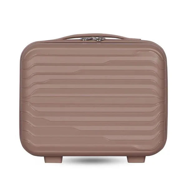 Polo_Class_3Pc_Set_Trolley_(20/24/28_inch)_with_Vanity_|_Polypropylene_Material_|_360-Degree_Rotating_Wheels_Beige