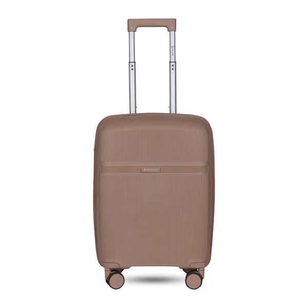 Polo_Class_3Pc_Set_Trolley_(20/24/28_inch)_with_Vanity_|_Polypropylene_Material_|_360-Degree_Rotating_Wheels_Beige