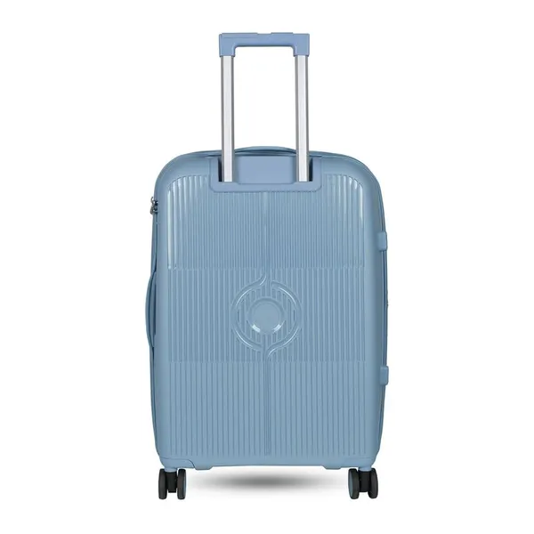Polo_Class_2Pc_Set_Trolley_(20/28_inch)|_Polypropylene_Material_|_Trolley_Bag_with_360-Degree_Rotating_Wheels_-_Grey