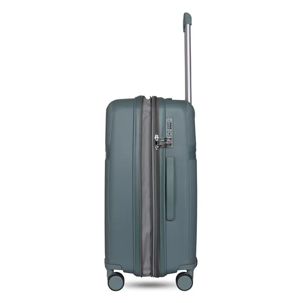 Polo_Class_3Pc_Set_Trolley_(20/24/28_inch)_with_Vanity_|_Polypropylene_Material_|_360-Degree_Rotating_Wheels_D._Grey