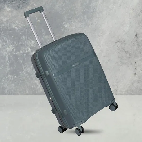 Polo_Class_3Pc_Set_Trolley_(20/24/28_inch)_with_Vanity_|_Polypropylene_Material_|_360-Degree_Rotating_Wheels_D._Grey