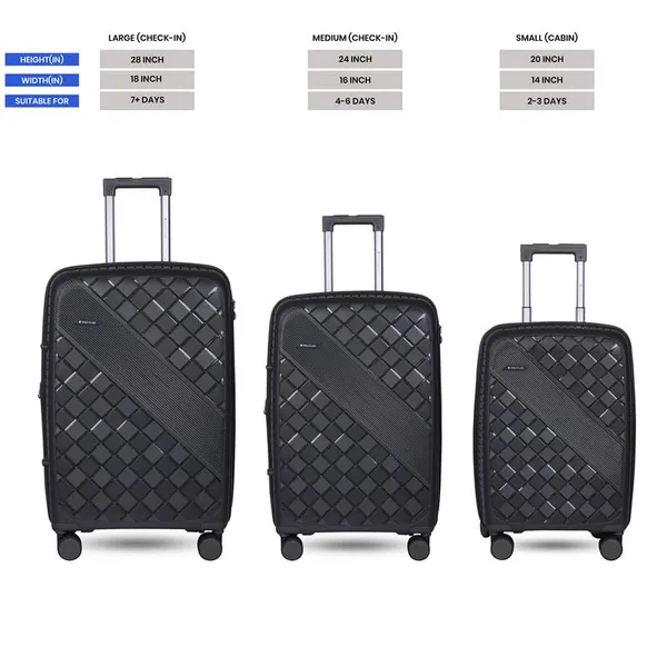 Polo_Class_2Pc_Set_Trolley_(20/28_inch)|_Polypropylene_Material_|_Trolley_Bag_with_360-Degree_Rotating_Wheels_-_Brown