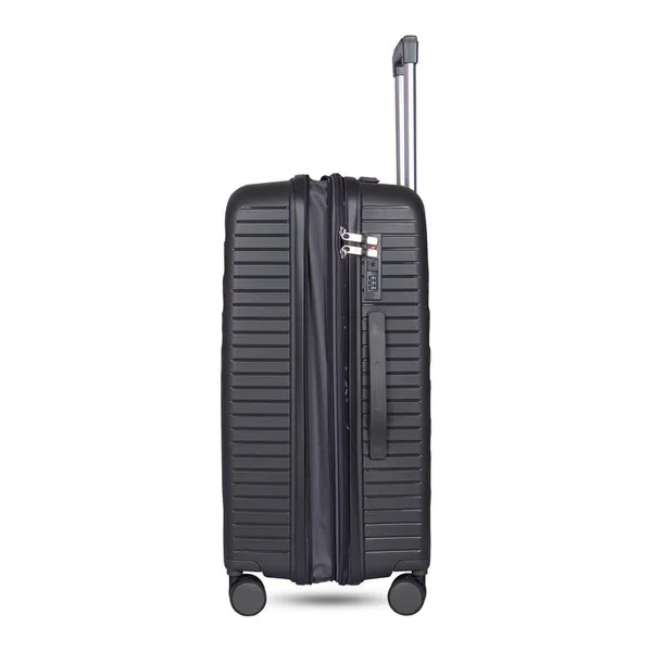 Polo_Class_2Pc_Set_Trolley_(20/28_inch)|_Polypropylene_Material_|_Trolley_Bag_with_360-Degree_Rotating_Wheels_-_Brown