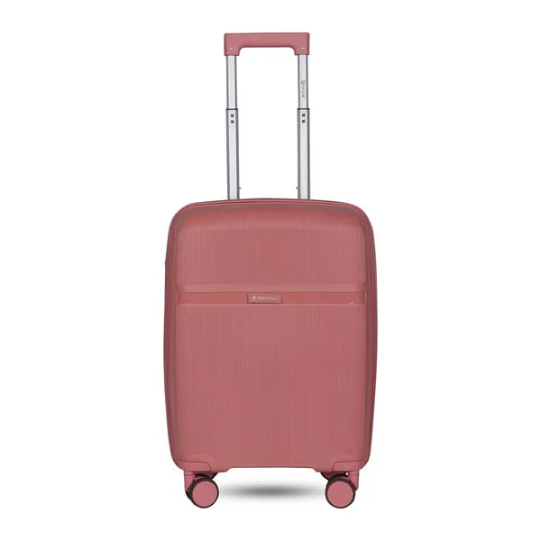 Polo_Class_3Pc_Set_Trolley_(20/24/28_inch)_with_Vanity_|_Polypropylene_Material_|_360-Degree_Rotating_Wheels_Rose_Gold