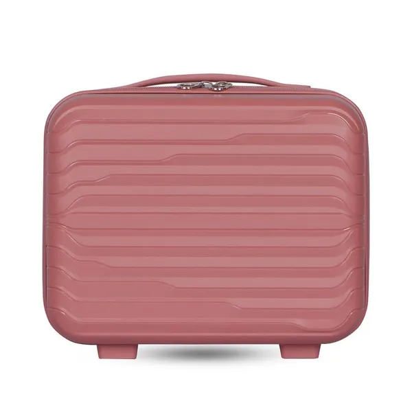 Polo_Class_3Pc_Set_Trolley_(20/24/28_inch)_with_Vanity_|_Polypropylene_Material_|_360-Degree_Rotating_Wheels_Rose_Gold