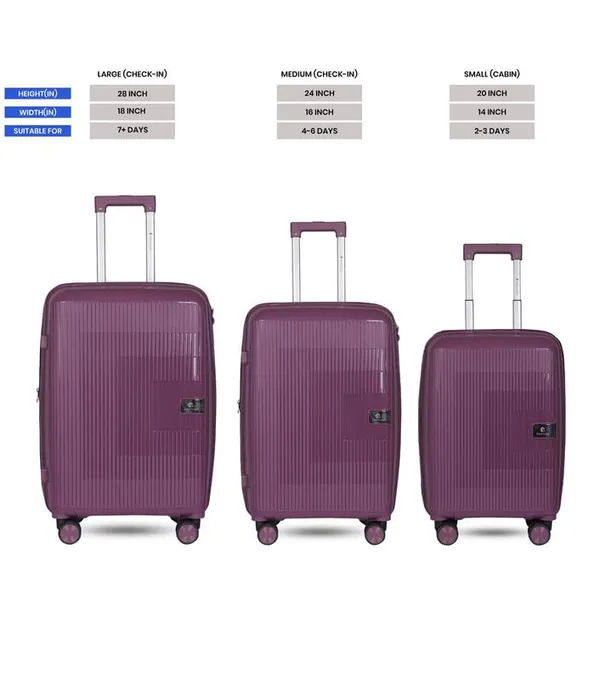 Polo_Class_2Pc_Set_Trolley_(20/24_inch)_with_Vanity_|_Polypropylene_Material_|_360-degree_Rotating_8_Wheels_|_Waterproof_&_Scratch_Resistant_-_Purple