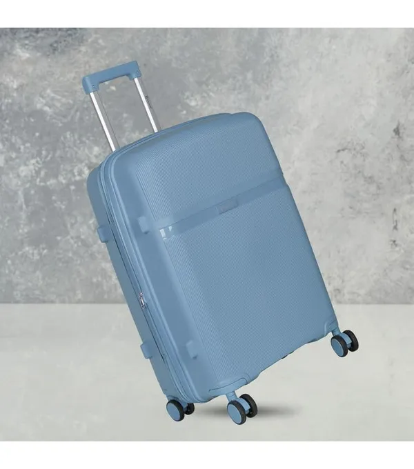 Polo_Class_2Pc_Set_Trolley_(20/24_inch)_with_Vanity_|_Polypropylene_Material_|_360-degree_Rotating_8_Wheels_|_Waterproof_&_Scratch_Resistant_-_Grey