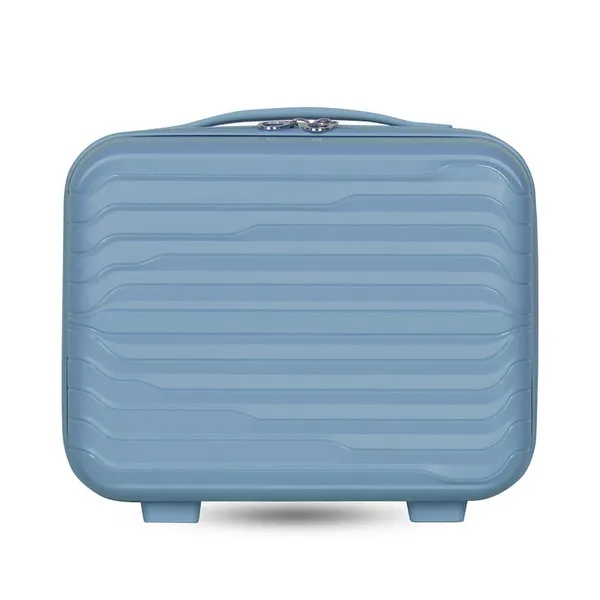 Polo_Class_3Pc_Set_Trolley_(20/24/28_inch)_with_Vanity_|_Polypropylene_Material_|_360-Degree_Rotating_Wheels_Grey