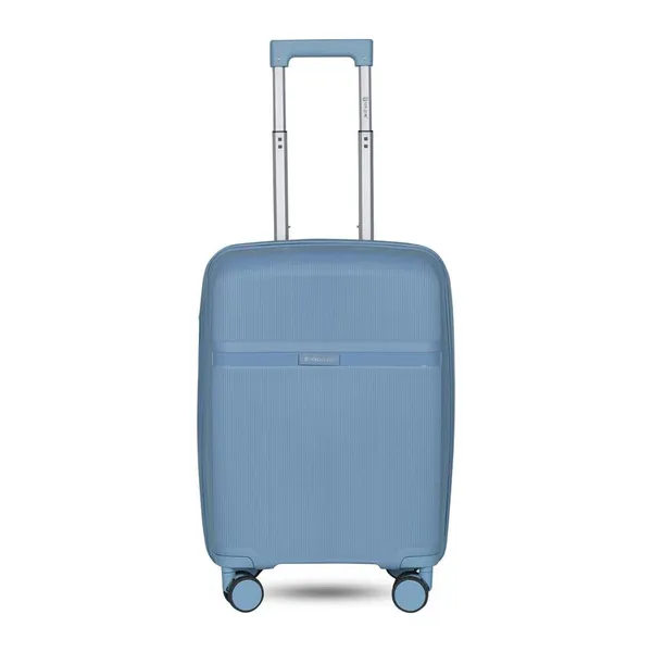 Polo_Class_3Pc_Set_Trolley_(20/24/28_inch)_with_Vanity_|_Polypropylene_Material_|_360-Degree_Rotating_Wheels_Grey