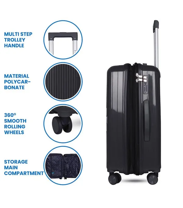 Polo_Class_2Pc_Set_Trolley_(24/28_inch)_with_Vanity_|_Polypropylene_Material_|_360-degree_Rotating_8_Wheels_|_Waterproof_&_Scratch_Resistant_-_Brown
