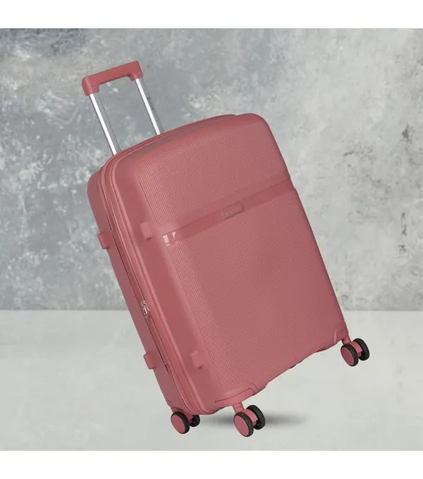 Polo_Class_2Pc_Set_Trolley_(24/28_inch)_with_Vanity_|_Polypropylene_Material_|_360-degree_Rotating_8_Wheels_|_Waterproof_&_Scratch_Resistant_-_Rose_Gold