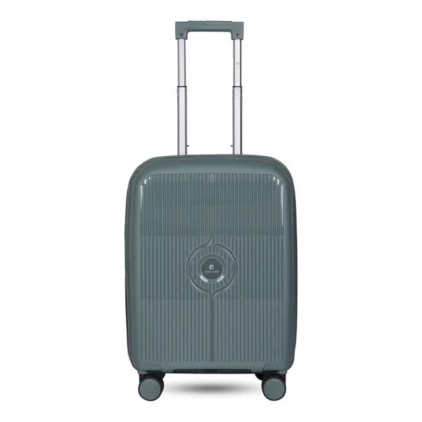 Polo_Class_3Pc_Set_Trolley_(20/24/28_inch)_with_Vanity_|_Polypropylene_Material_|_360-Degree_Rotating_Wheels_Grey