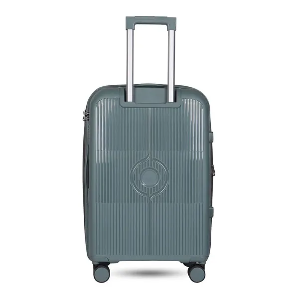 Polo_Class_3Pc_Set_Trolley_(20/24/28_inch)_with_Vanity_|_Polypropylene_Material_|_360-Degree_Rotating_Wheels_Grey