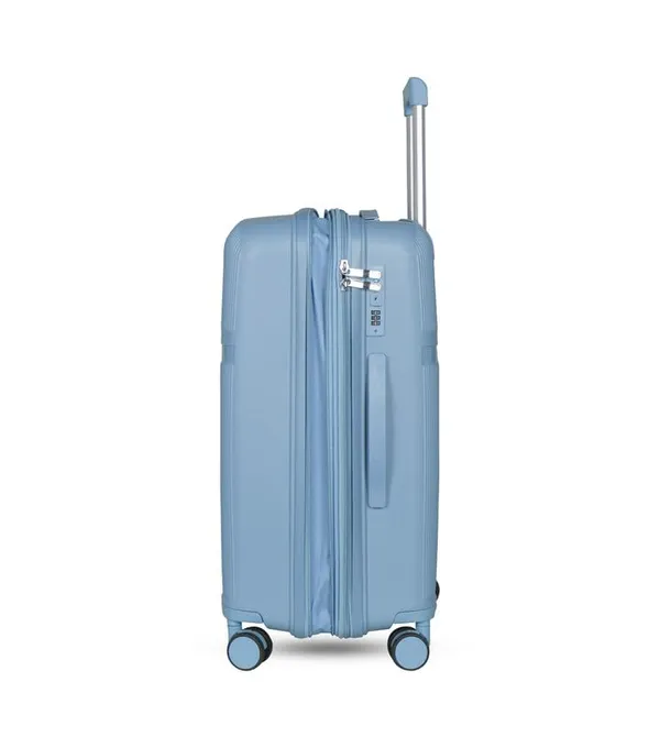 Polo_Class_2Pc_Set_Trolley_(24/28_inch)_with_Vanity_|_Polypropylene_Material_|_360-degree_Rotating_8_Wheels_|_Waterproof_&_Scratch_Resistant_-_Grey