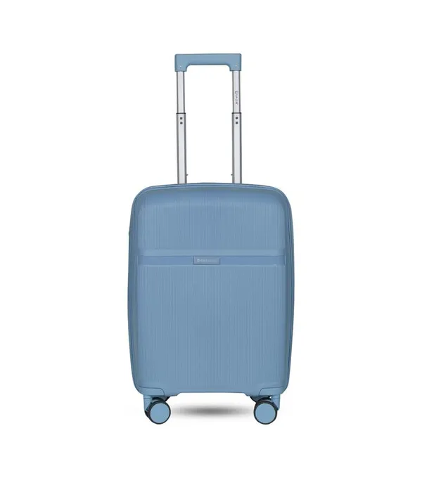 Polo_Class_2Pc_Set_Trolley_(24/28_inch)_with_Vanity_|_Polypropylene_Material_|_360-degree_Rotating_8_Wheels_|_Waterproof_&_Scratch_Resistant_-_Grey