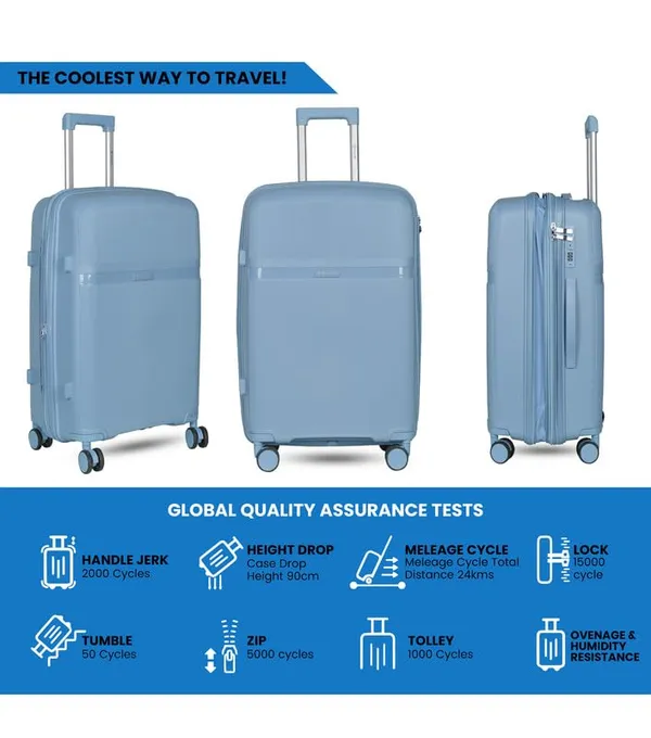 Polo_Class_2Pc_Set_Trolley_(24/28_inch)_with_Vanity_|_Polypropylene_Material_|_360-degree_Rotating_8_Wheels_|_Waterproof_&_Scratch_Resistant_-_Grey