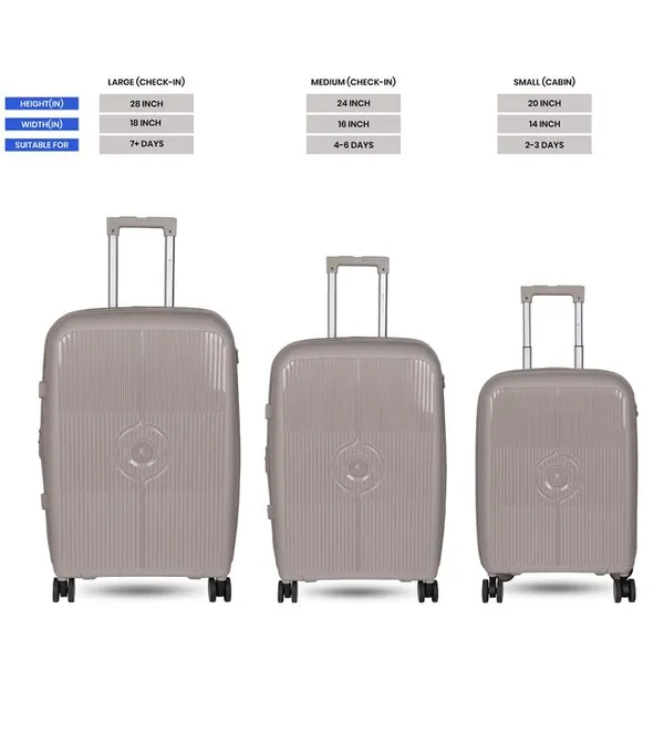 Polo_Class_2Pc_Set_Trolley_(24/28_inch)_with_Vanity_|_Polypropylene_Material_|_360-degree_Rotating_8_Wheels_|_Waterproof_&_Scratch_Resistant_-_Silver