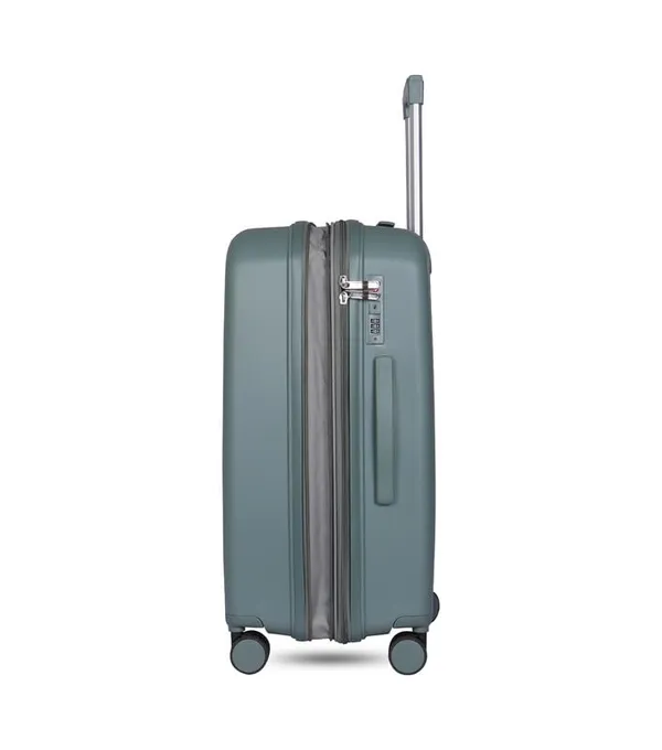 Polo_Class_2Pc_Set_Trolley_(24/28_inch)_with_Vanity_|_Polypropylene_Material_|_360-degree_Rotating_8_Wheels_|_Waterproof_&_Scratch_Resistant_-_Grey
