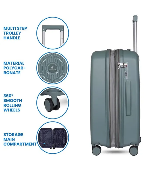 Polo_Class_2Pc_Set_Trolley_(24/28_inch)_with_Vanity_|_Polypropylene_Material_|_360-degree_Rotating_8_Wheels_|_Waterproof_&_Scratch_Resistant_-_Grey