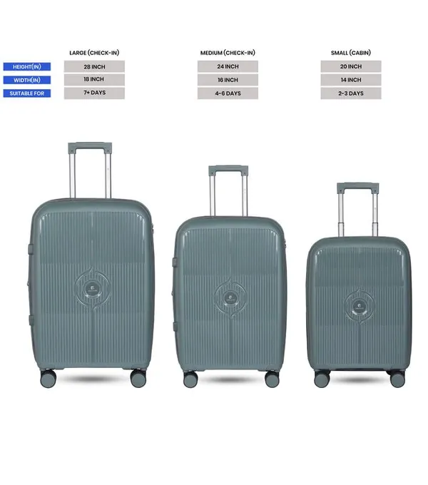 Polo_Class_2Pc_Set_Trolley_(24/28_inch)_with_Vanity_|_Polypropylene_Material_|_360-degree_Rotating_8_Wheels_|_Waterproof_&_Scratch_Resistant_-_Grey