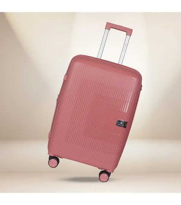 Polo_Class_2Pc_Set_Trolley_(20/28_inch)_with_Vanity_|_Polypropylene_Material_|_360-degree_Rotating_8_Wheels_|_Waterproof_&_Scratch_Resistant_-_Rose_Gold